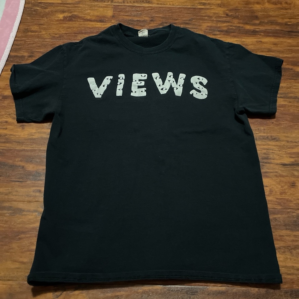 Drake Black 'Views' Graphic Tee medium